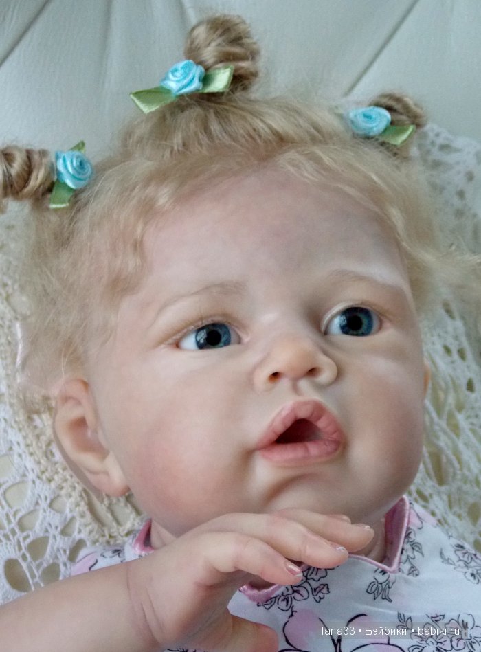 Ангелиночка встала на ножки. Куклы реборн Светланы Матляк