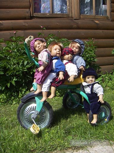 Моя веселая кукольная семья.