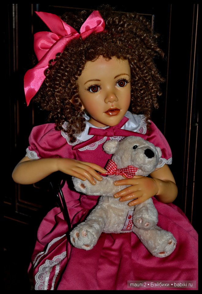 Девочка с пружинками в волосах. Коллекционная кукла Jane Bradbury