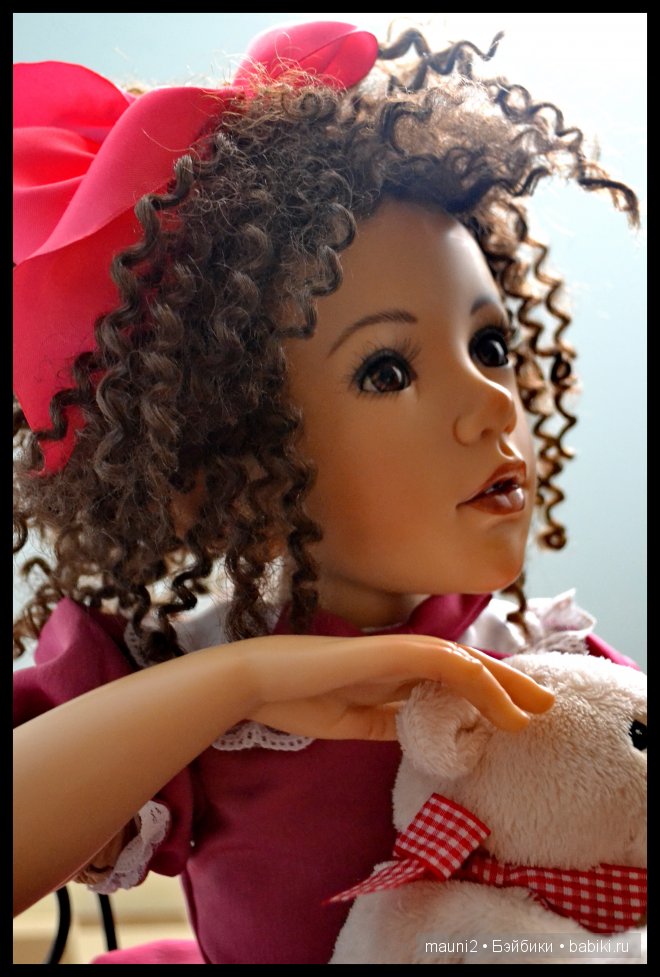 Девочка с пружинками в волосах. Коллекционная кукла Jane Bradbury