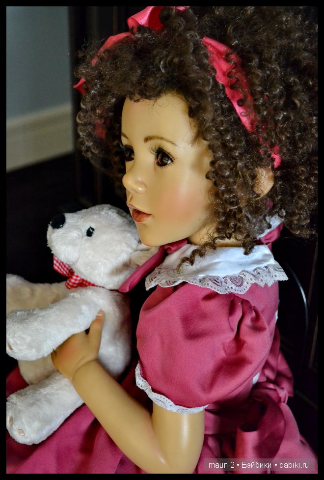 Девочка с пружинками в волосах. Коллекционная кукла Jane Bradbury