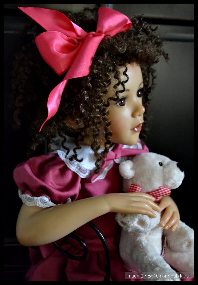 Девочка с пружинками в волосах. Коллекционная кукла Jane Bradbury (фото 4)