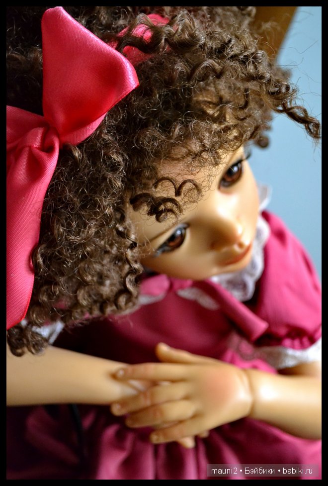 Девочка с пружинками в волосах. Коллекционная кукла Jane Bradbury