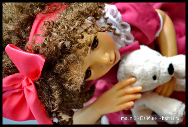 Девочка с пружинками в волосах. Коллекционная кукла Jane Bradbury