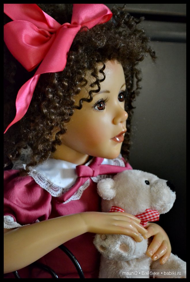 Девочка с пружинками в волосах. Коллекционная кукла Jane Bradbury