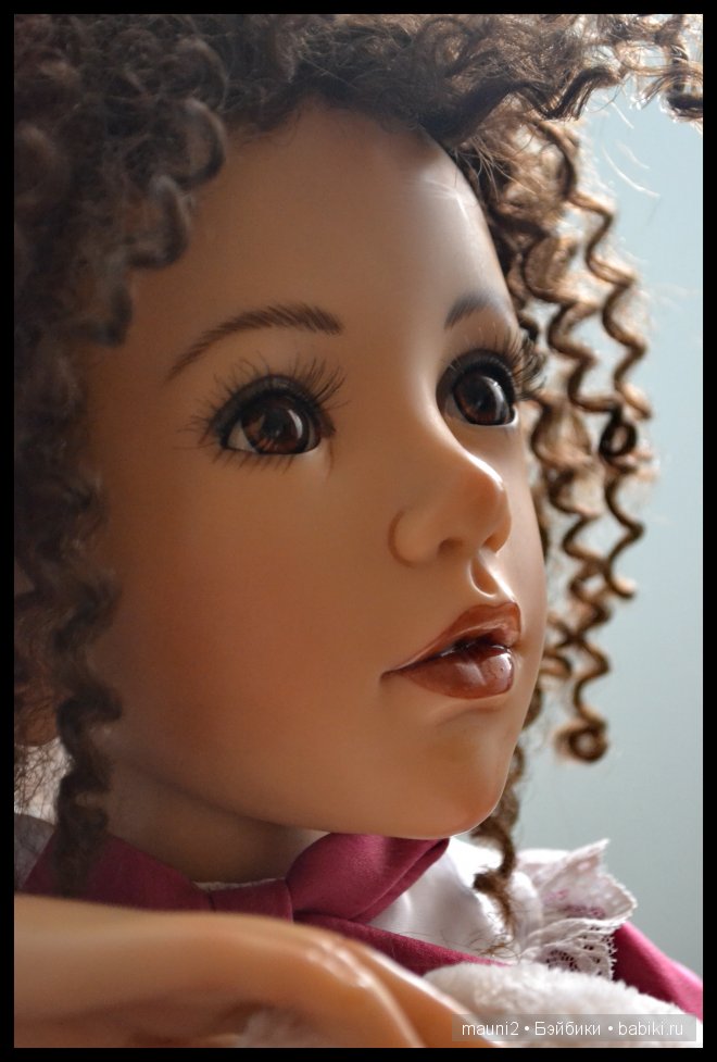 Девочка с пружинками в волосах. Коллекционная кукла Jane Bradbury