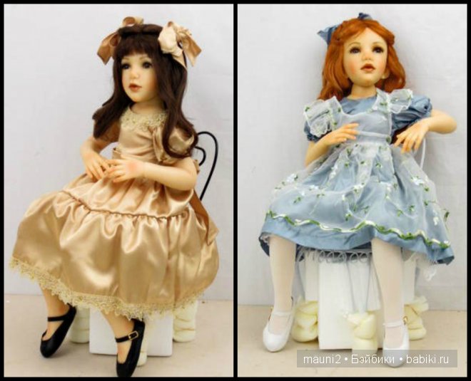 Девочка с пружинками в волосах. Коллекционная кукла Jane Bradbury