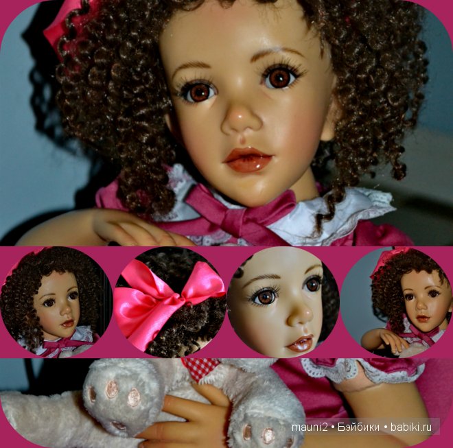 Девочка с пружинками в волосах. Коллекционная кукла Jane Bradbury