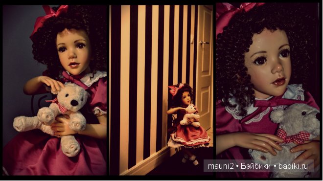 Девочка с пружинками в волосах. Коллекционная кукла Jane Bradbury (фото 3)