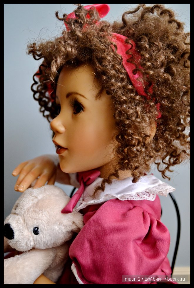 Девочка с пружинками в волосах. Коллекционная кукла Jane Bradbury