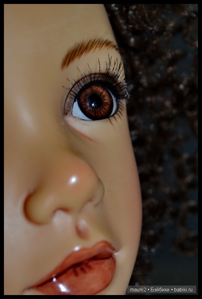 Девочка с пружинками в волосах. Коллекционная кукла Jane Bradbury