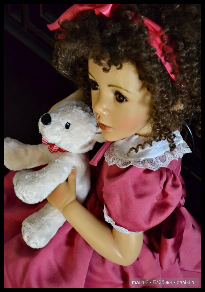 Девочка с пружинками в волосах. Коллекционная кукла Jane Bradbury