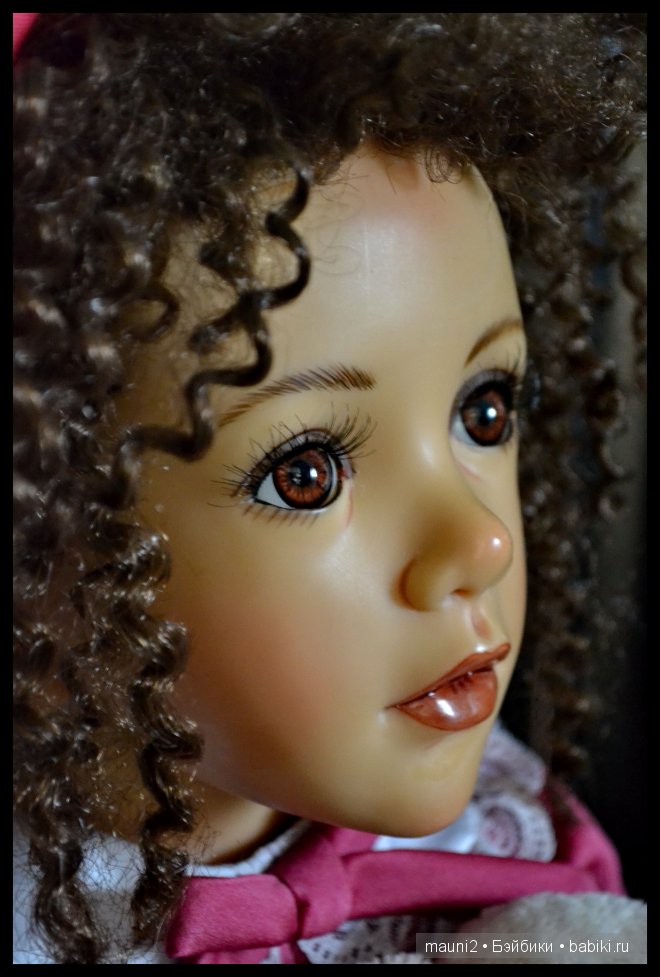 Девочка с пружинками в волосах. Коллекционная кукла Jane Bradbury (фото 5)