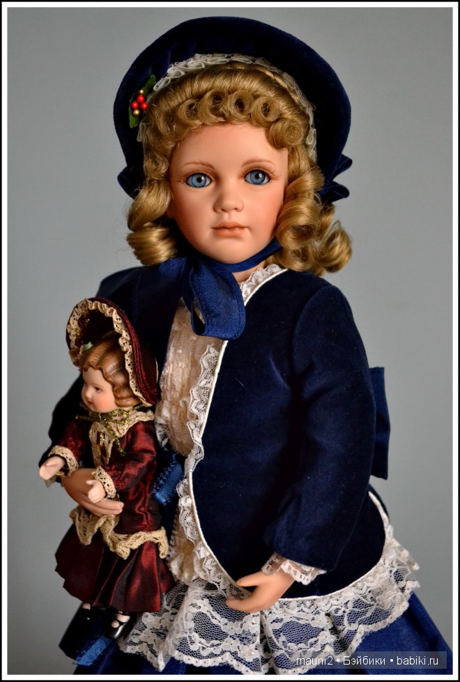 Николь и ее куклы. Из фарфора