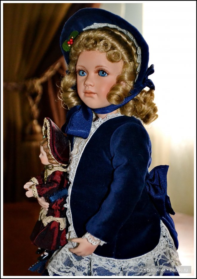 Николь и ее куклы. Из фарфора