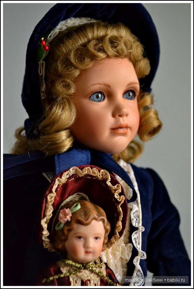 Николь и ее куклы. Из фарфора