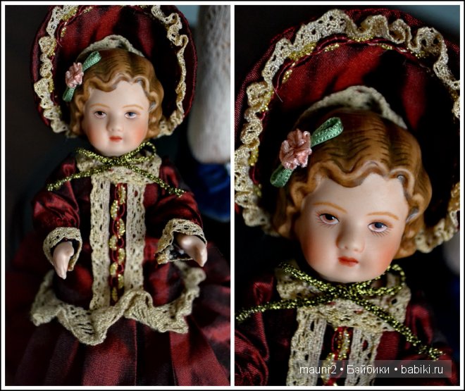 Николь и ее куклы. Из фарфора