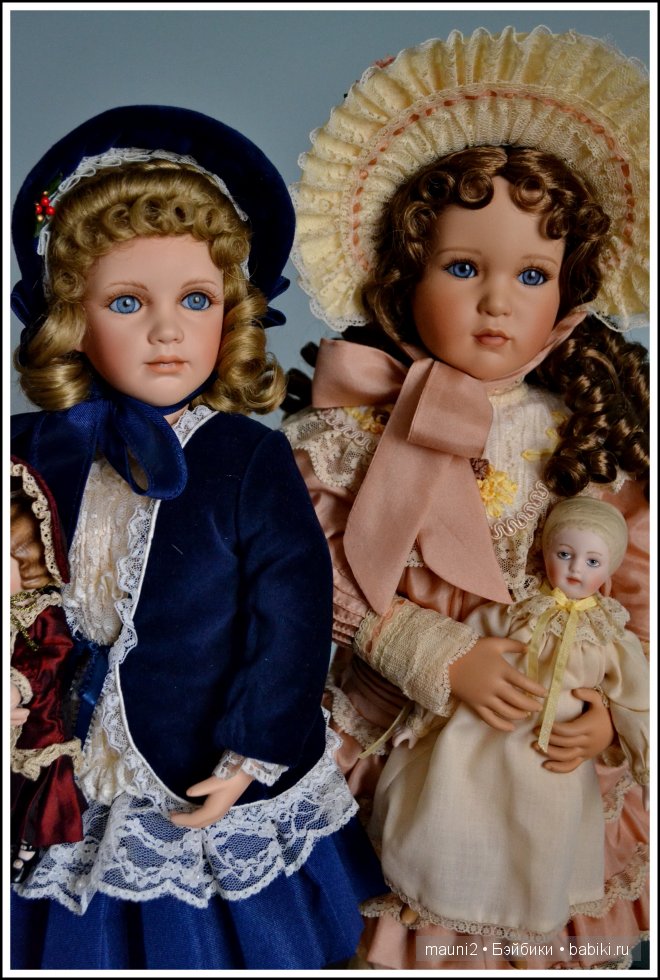 Николь и ее куклы. Из фарфора