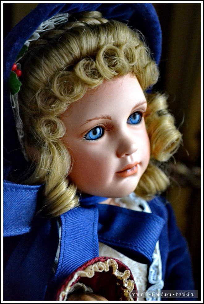 Николь и ее куклы. Из фарфора