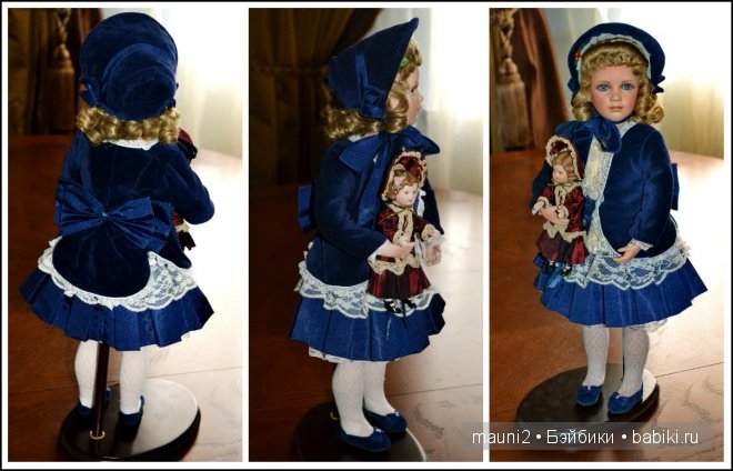 Николь и ее куклы. Из фарфора