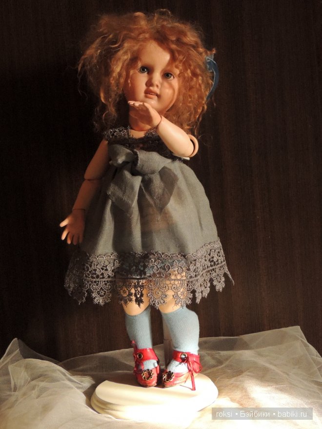 Авторская кукла Боня — Авторские куклы в антикварном стиле: будуарные (фото 7)