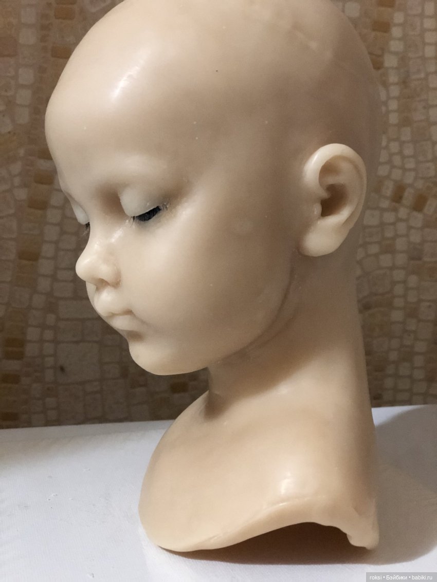 Процесс работы - воск | Бэйбики Процесс работы - воск — Авторские шарнирные куклы своими руками: лепка (фото 8)