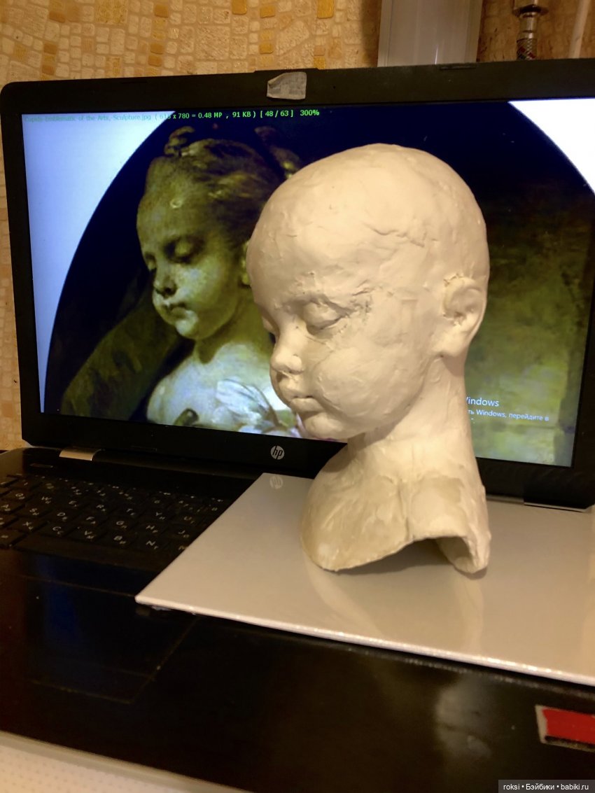 Процесс работы - воск | Бэйбики Процесс работы - воск — Авторские шарнирные куклы своими руками: лепка