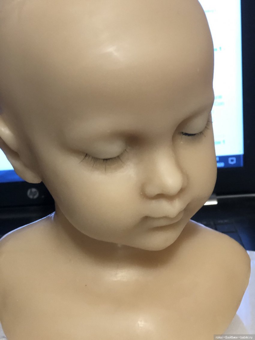 Процесс работы - воск | Бэйбики Процесс работы - воск — Авторские шарнирные куклы своими руками: лепка (фото 7)