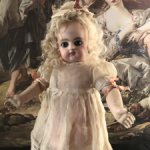 Очень красивая антикварная кукла Франсуа Готье .