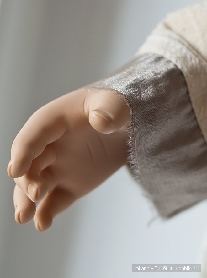 Ноготочки, покрытые бесцветным лаком