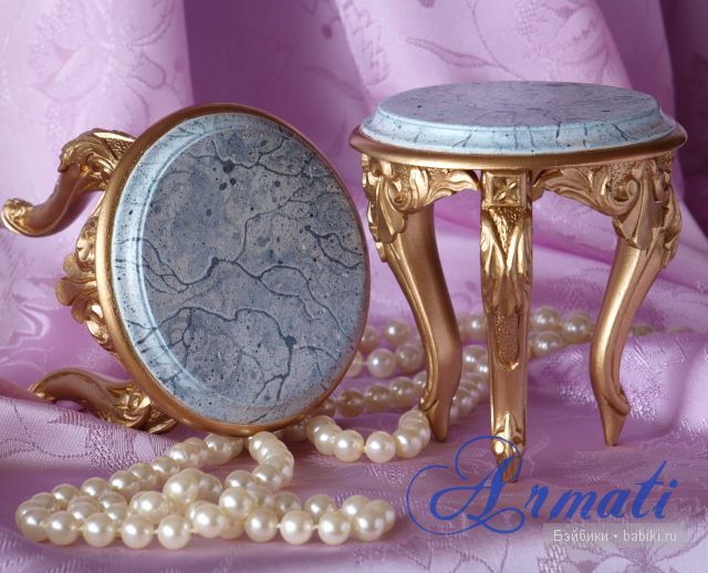 Чайные столики от ARMATI, мебель для кукол
