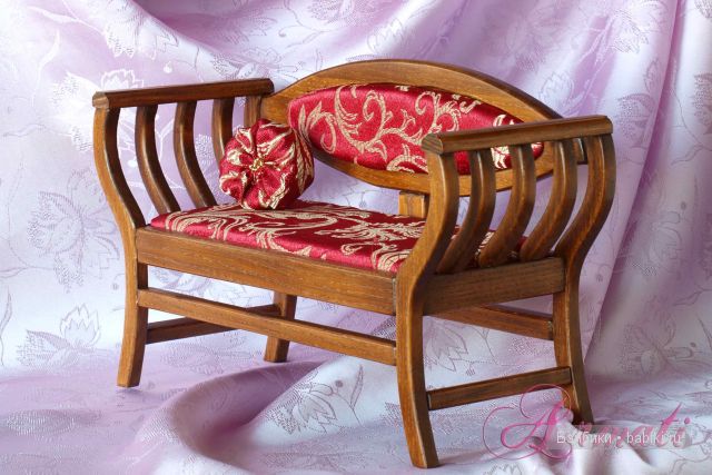 Armati - мебель для кукол, диван для бжд.