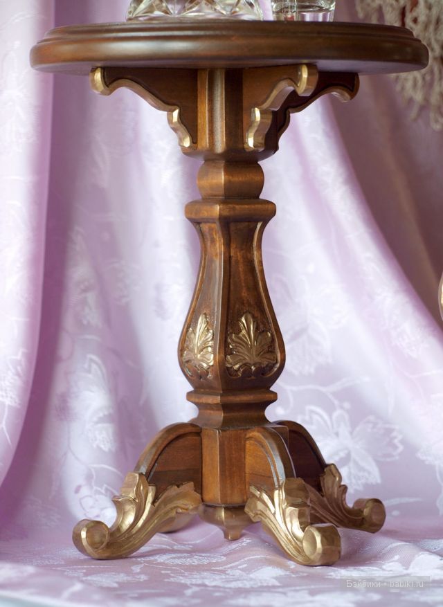 Трон и столик для БЖД 70+, мебель на заказ, Armati-мебель для кукол.