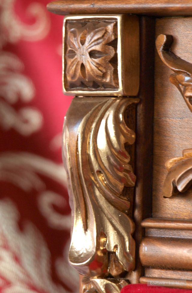 Трон и столик для БЖД 70+, мебель на заказ, Armati-мебель для кукол.