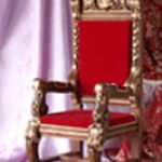 Трон и столик для BJD куклы 70+