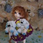 Рашелька готовится в акробатки