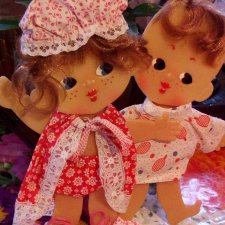 Таня и Ваня- плоские куклы СССР.