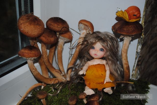 Грибная Феечка | Бэйбики Грибная Феечка — Куклы Fairyland (ФэйриЛэнд): BJD (БЖД) (фото 7)