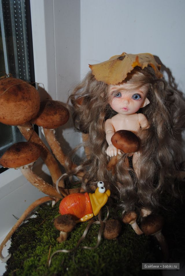 Грибная Феечка | Бэйбики Грибная Феечка — Куклы Fairyland (ФэйриЛэнд): BJD (БЖД) (фото 8)
