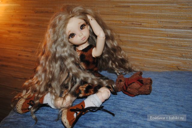 БЖД Fashion от Милены. Новые парички, платьице и... башмачки (фото 8)