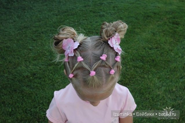 прически для дочки