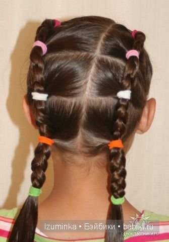 прически для дочки