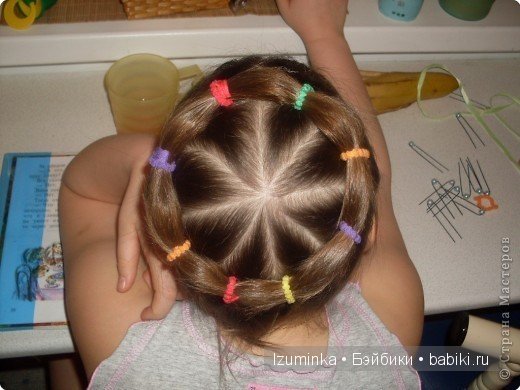 прически для дочки
