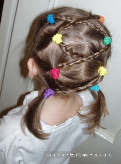 прически для дочки