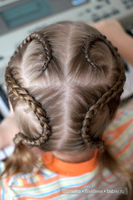 прически для дочки