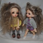 Новые парички на малышек  из ламы тибетской.