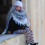 Зимние прогулки Николь.