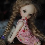 Девочка с косичками. Пукифи мультихед Джури, инвент 2011.