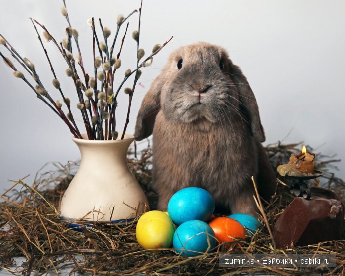 Декупаж пасхальных яиц.