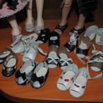 Моя первая коллекция обуви для кукол бжд.